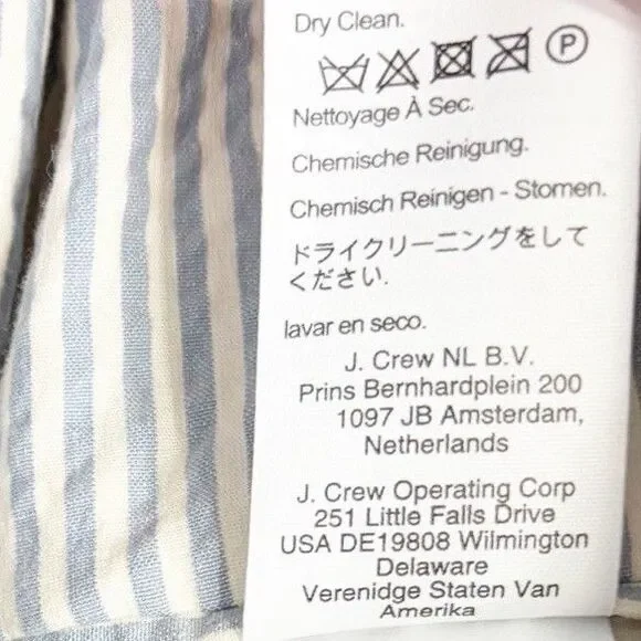 J.Crew Mens Ludlow Slim Fit Unstructured Suit Jacket Seersucker Size 42R L1015 - Picture 13 of 13